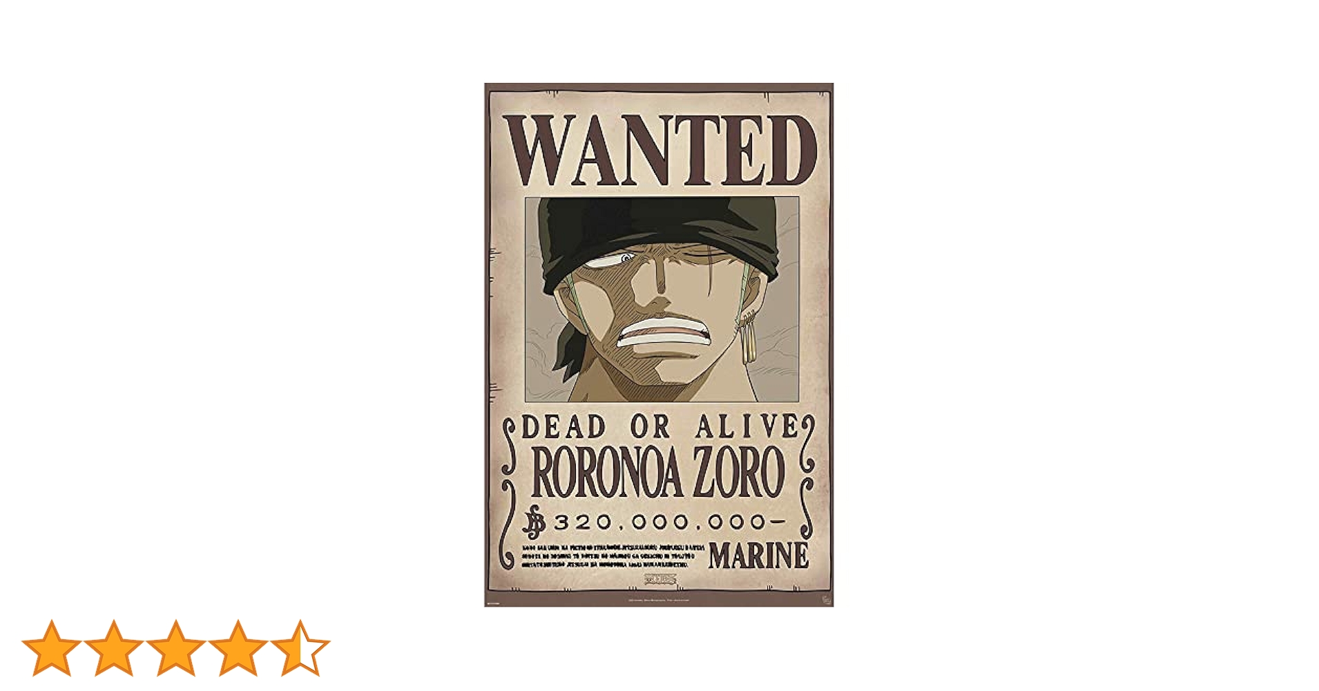 ワンピース　ゾロ　ポスター ONE PIECE』A全アートポスター 「ZORO」 BD3